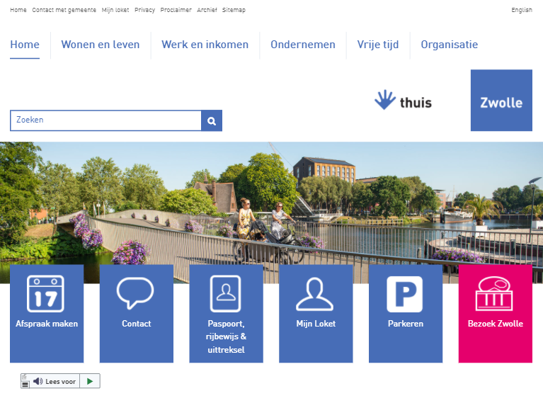 Nieuw design voor Zwolle.nl