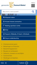 Mobile-first toptakendesign voor de gemeente Gemert-Bakel