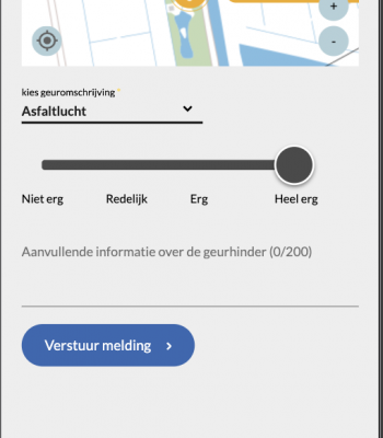 Luchtapp - melden van geurhinder