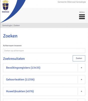 Screenshot genealogie