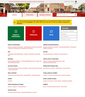 screenshot oudewater.nl