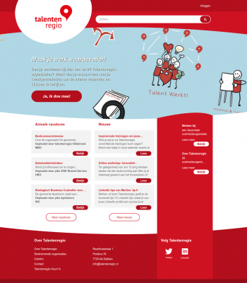 screenshot talentenregio.nl