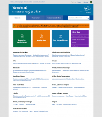 screenshot woerden.nl